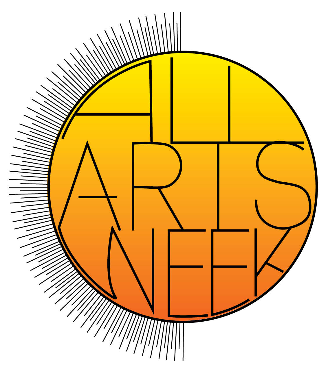 All arts week logo