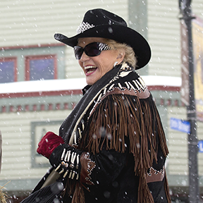 Cookie Lockhart, local Steamboat legend and the first lady of auctioneering